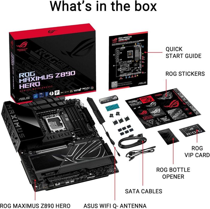 Материнская плата ASUS ROG Maximus Z890 Hero 1 шт. NEW!