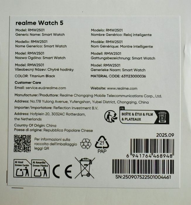 Smartwach Realme WATCH 5