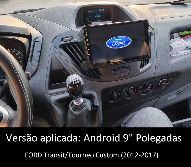 Rádio 2DIN • Ford TRANSIT • TOURNEO Connect / Custom  • Android 4+64GB