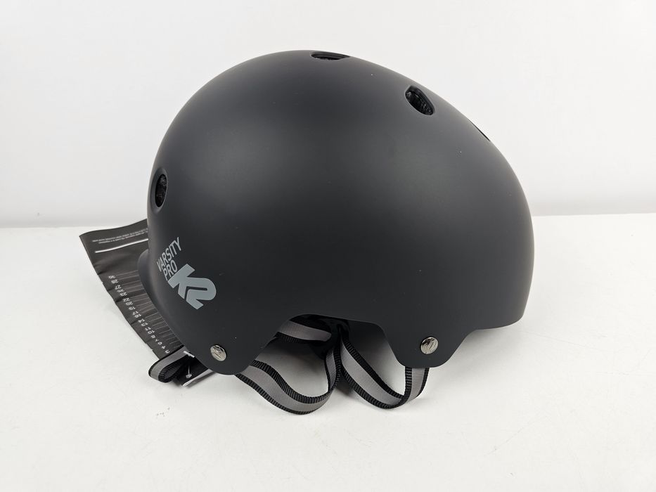 Casque K2 Varsity Pro 2022 – Coque Dure, Micro-réglage, Tailles S/M/L (48-61 Cm), Noir