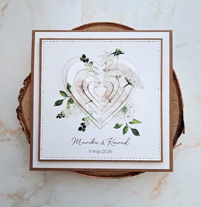 Personalizowana kartka ślubna