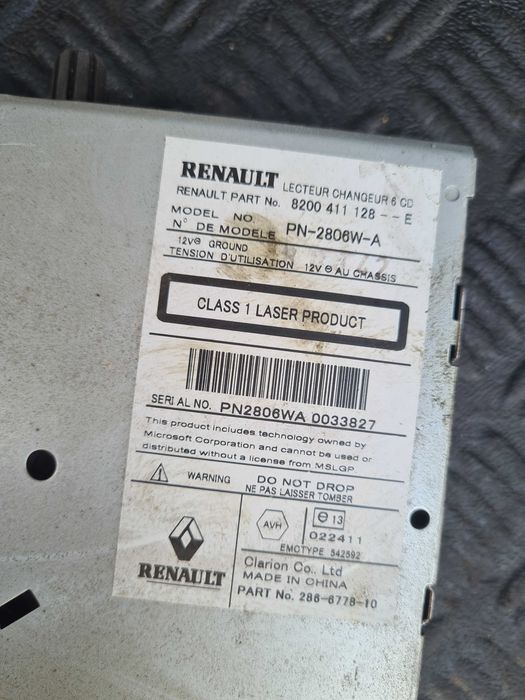 Renault Espace IV lift radio CD
