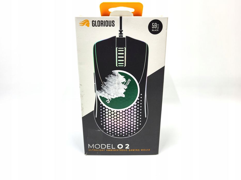 Myszka glorious model o2 czarna gamingowa lekka przewodowa