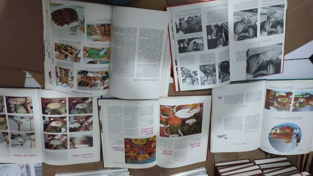 5 Livros Culinária - Enciclopédia da Mulher