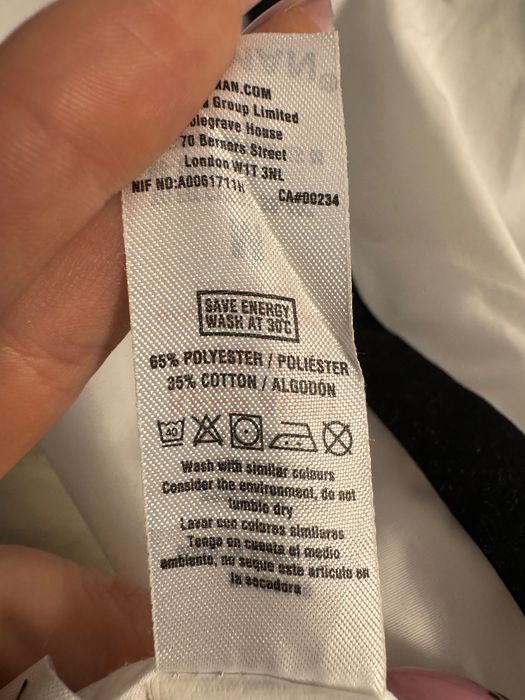 Biała męska koszula - TopMan - roz. M