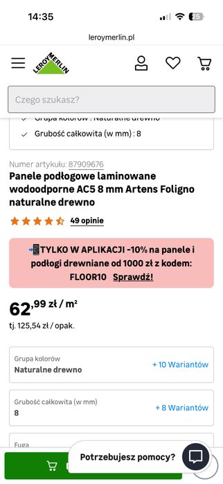 Panele podlogowe