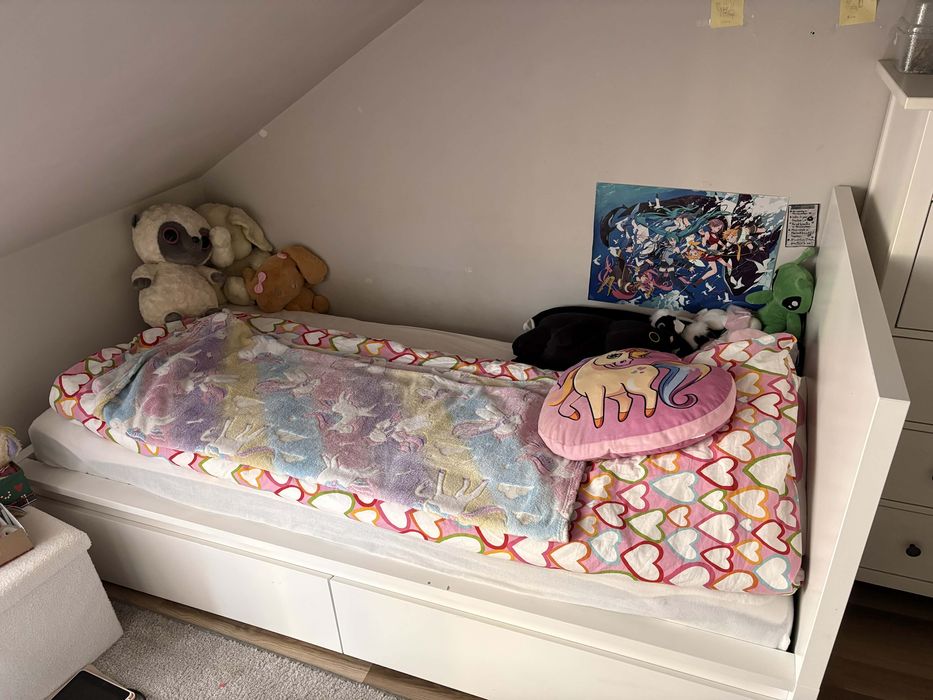 Ikea malm 90x200 biale