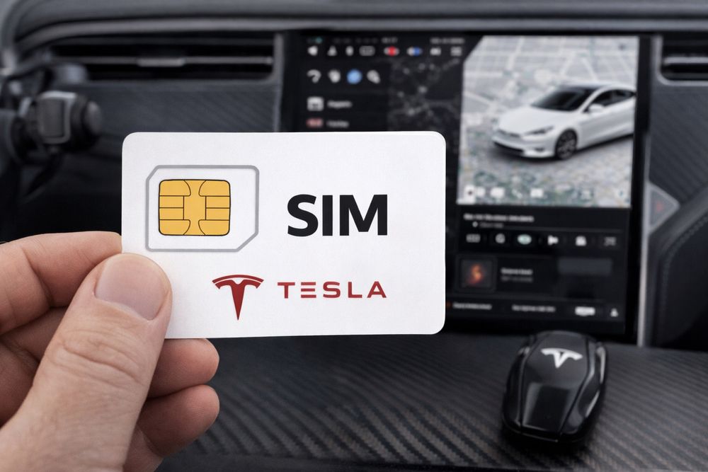 SIM карта Tesla | Інтернет для Tesla | Model S / 3 / X / Y