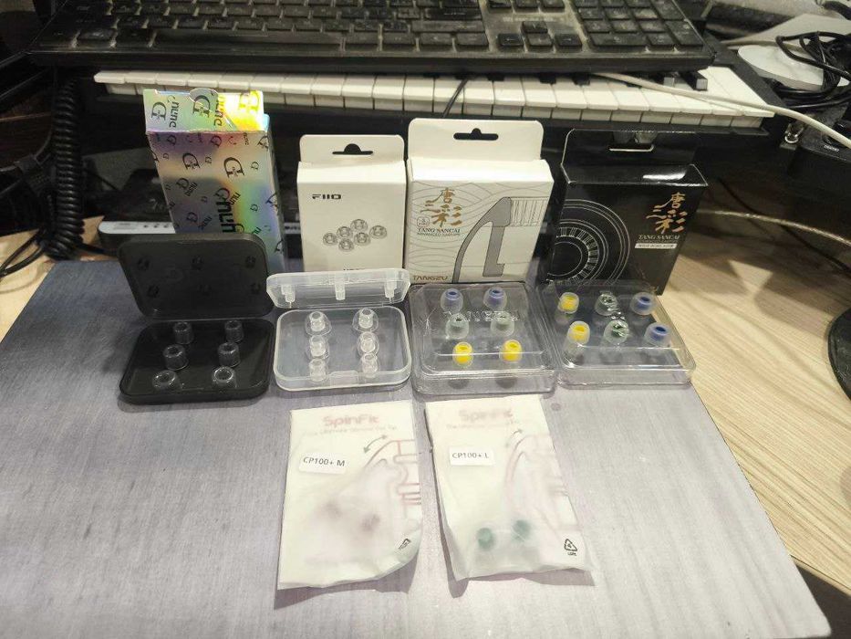 Fiio HS20 | Tangzu Wide bore | Dunu S&S eartips | Angelears AE100