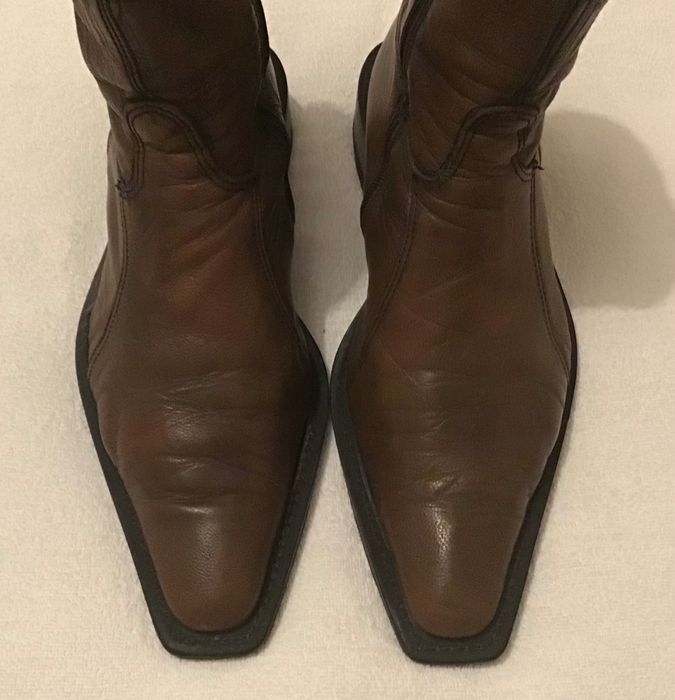 Botas em couro artesanal
