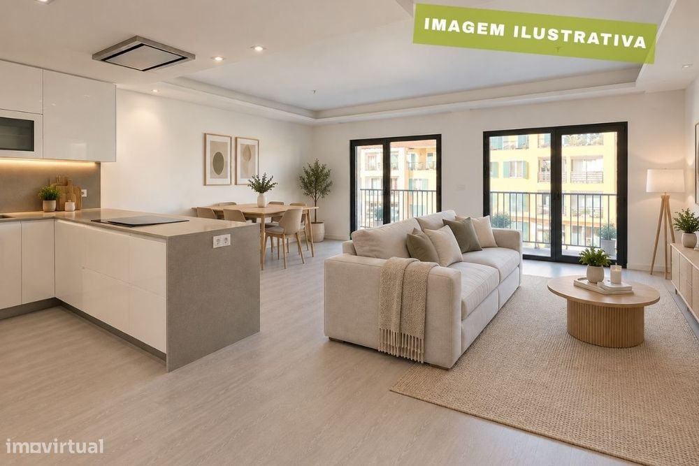 Apartamento T3 com Varanda Vista Mar e Parqueamento na Ericeira