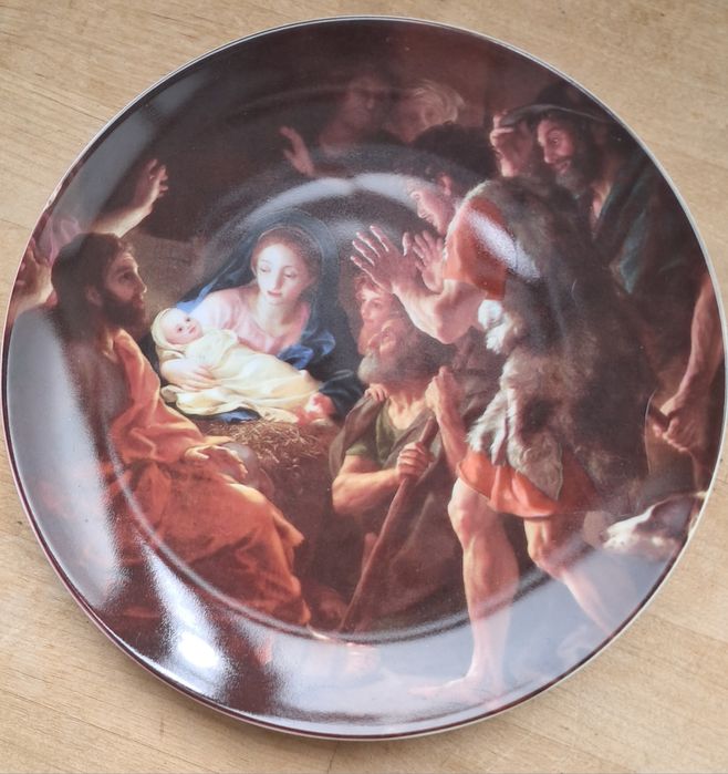 6 pratos Vista Alegre - Coleção Festa de Natal 1989