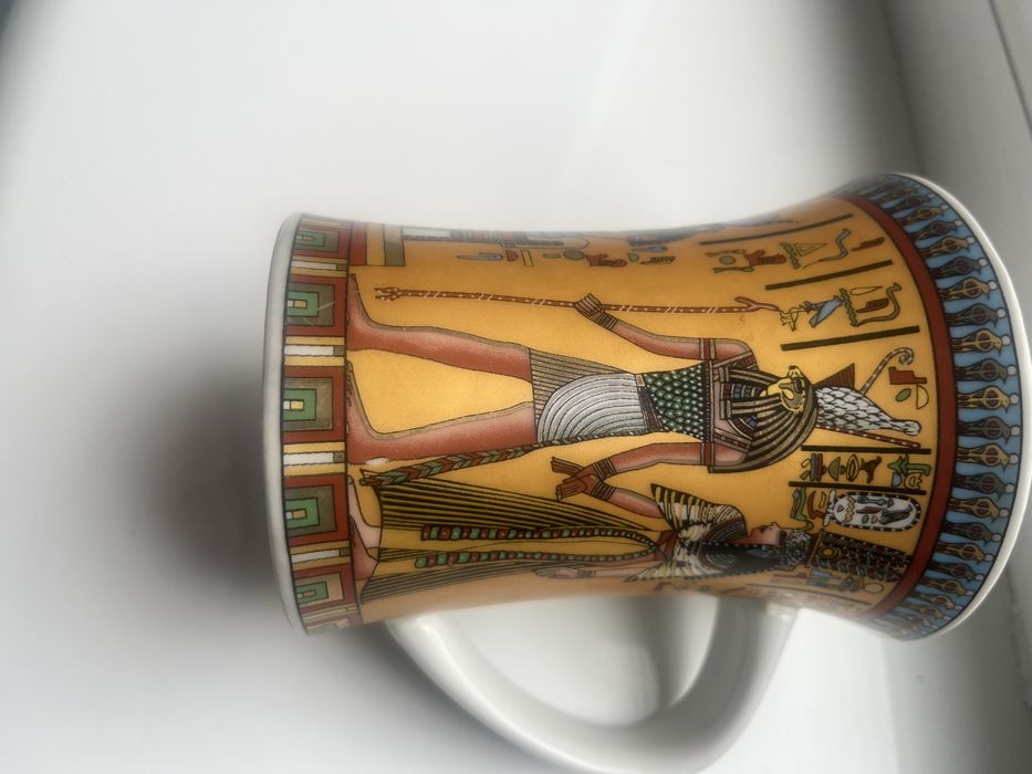 Чашка керамическая с египетским дизайном