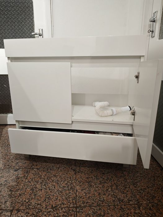 Móvel+lavatório (80cm)+válvula