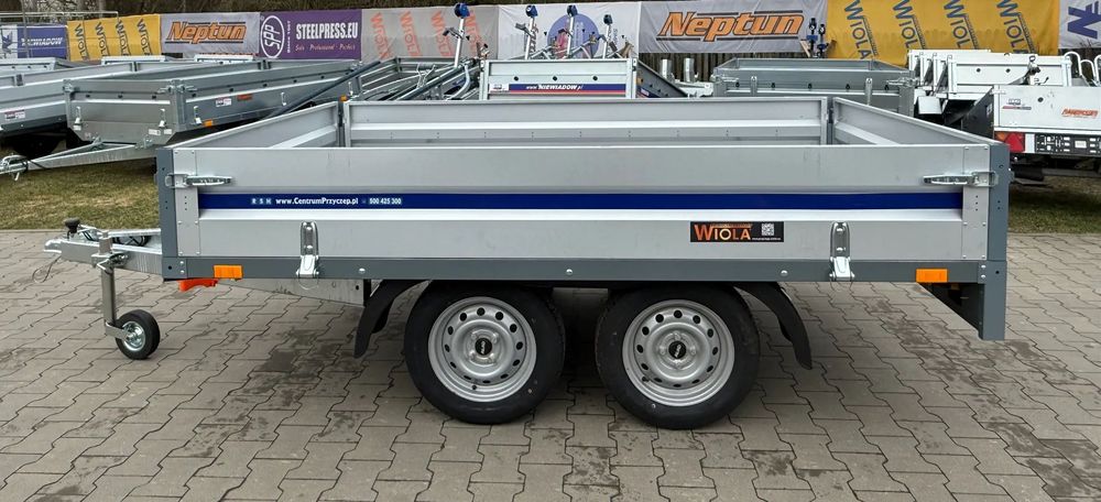 Wiola Przyczepa samochodowa WIOLA HOCHLADER 2 OSIE 256x156 cm , DMC: 750 kg  WIOLA HOCHLADER 2 OSIE 256x156 cm , DMC: 750 kg RSH