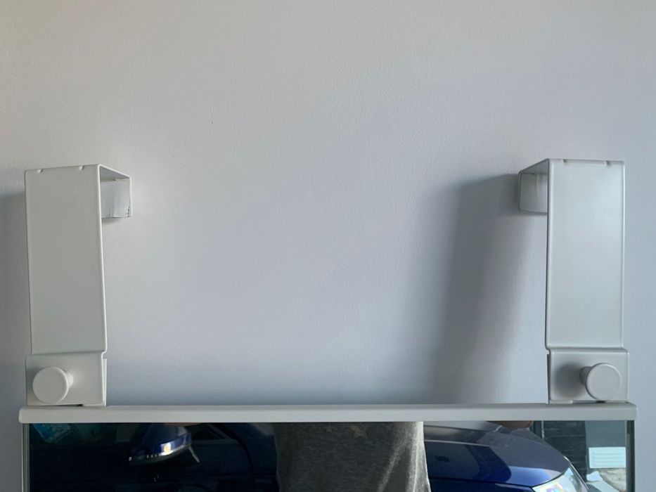 GARNES porta espelho branco