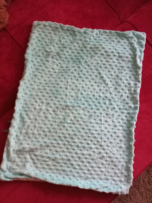 Pościel minky - miętowa