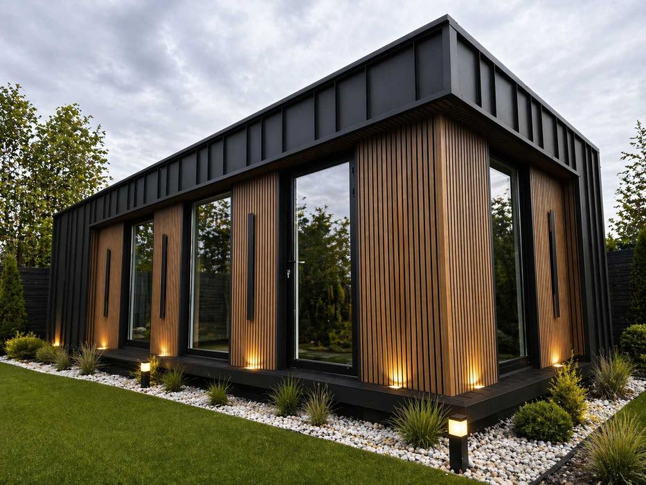 Pawilon biurowy, kontener handlowy 6m x 3m