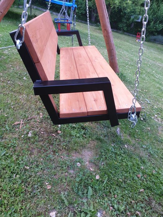 Stelaż huśtawka ocynk meble ogrodowe ławka loft