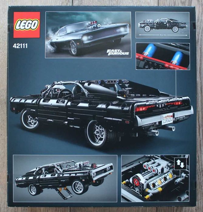 #nowe# Lego Technic 42111 Dom's Dodge Charger Szybcy Wściekli 3miasto