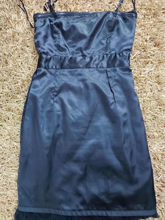 Vestido de festa azul escuro tamanho S da Síntesis