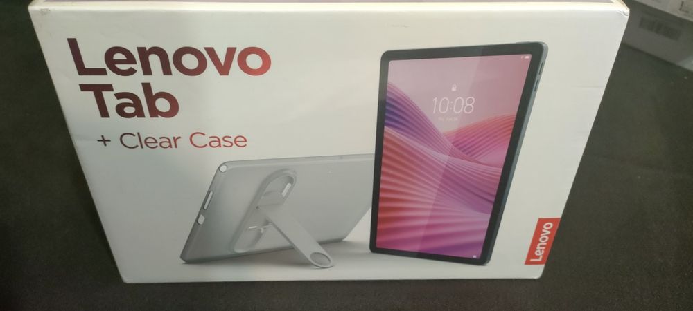 Lenovo Tab+clear case-4/64gb. polar blue