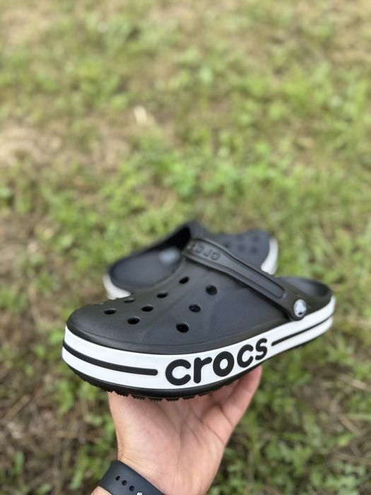Крокси чоловічі мужские кроксы crocs bayaband grey сірі кокси 36-45