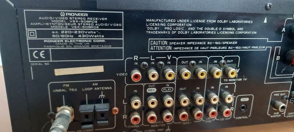 Amplituner Pioneer VSX-505RDS MKII