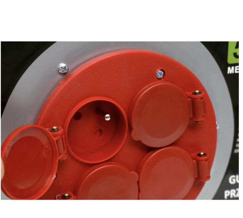 Przedłużacz 50m na bębnie