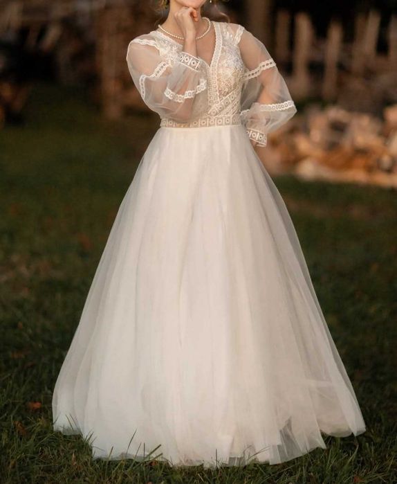 Suknia ślubna w stylu boho