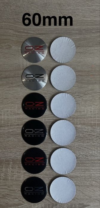 Conjunto 4 Centros OZ Racing 56mm 60mm 65mm 68mm