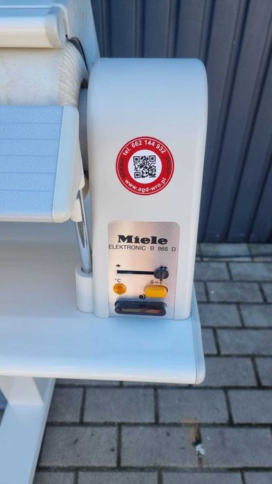 Magiel elektryczny, maglownica z parą Miele B 866 D, łatwa obsługa