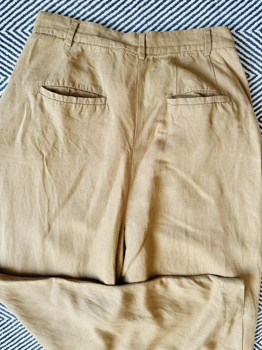 Штани палаццо гірчичні Zara /жіночі