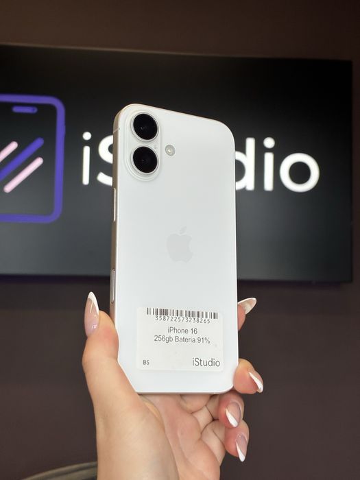 iPhone 16 256GB Biały- Stan bardzo dobry – Raty 0% – Wysyłka / Odbiór Warszawa GWARANCJA 12 MIESIĘCY!!!