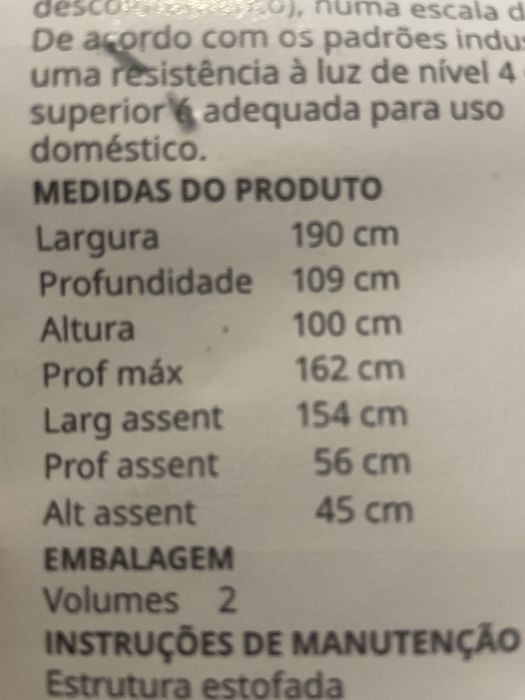 Sofá 2 lugares ESKILSTUNA