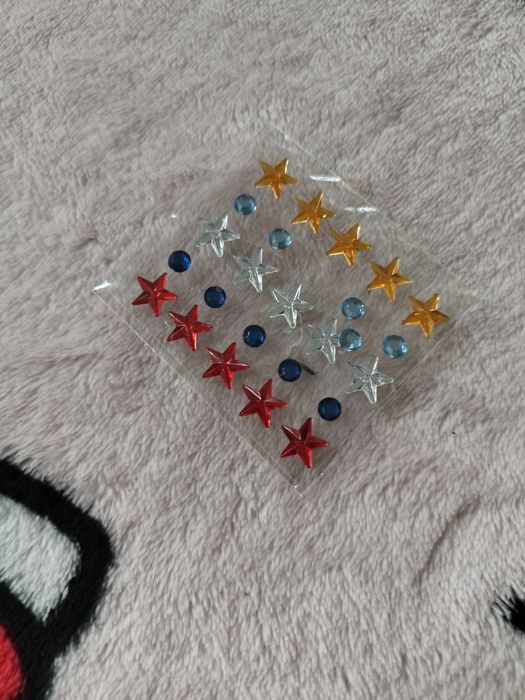 Zestaw naklejek na twarz