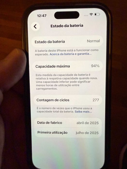 IPHONE 15 - 128Gb Preto - Completo na Caixa Original