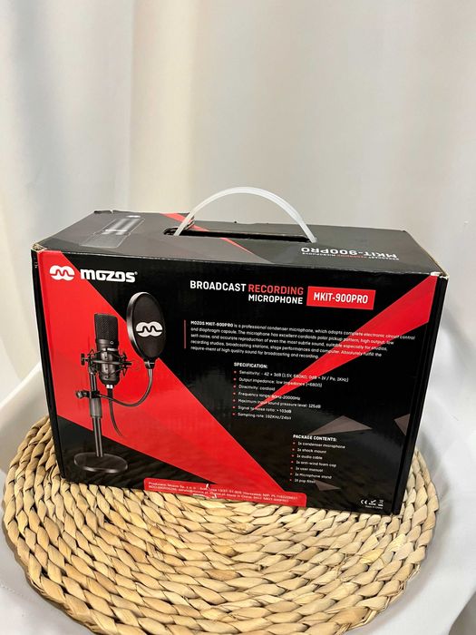 Mikrofon pojemnościowy usb mkit-900 pro gamer