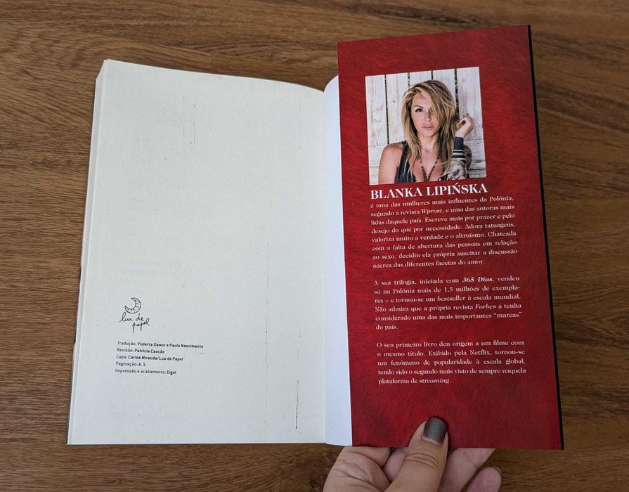 Livro NOVO "365 dias" - Blanka Lipinska