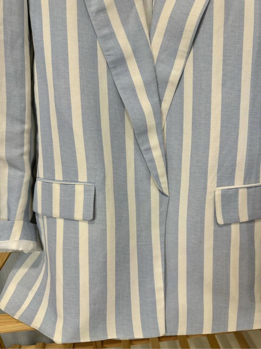 Стильний літній піджак, блейзер льон Zara xl