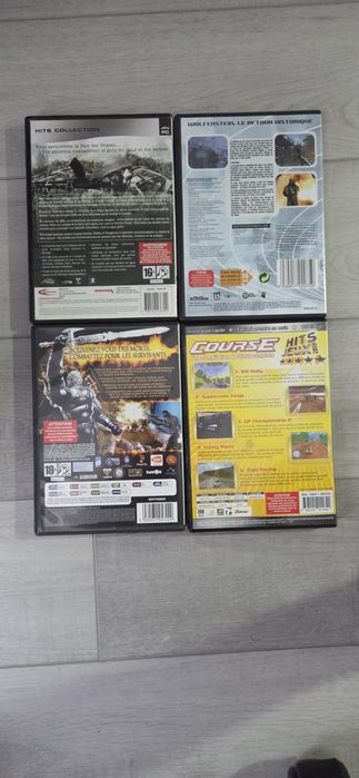 Лот ПК ігор / PC CD DVD (Wolfenstein, Hellgate, Hidden & Dangerous)