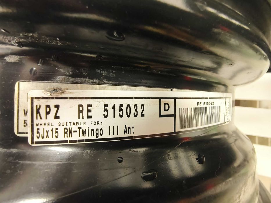 Felgi stalowe 15" Renaul Twingo