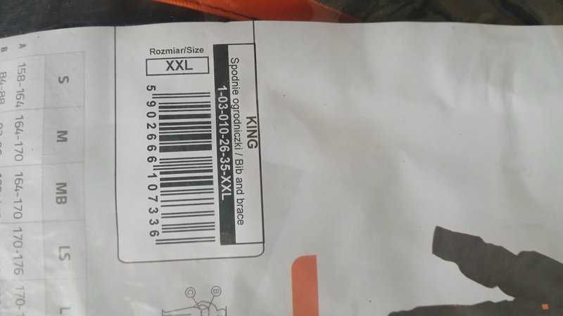 Ubranie robocze SARA XXL komplet