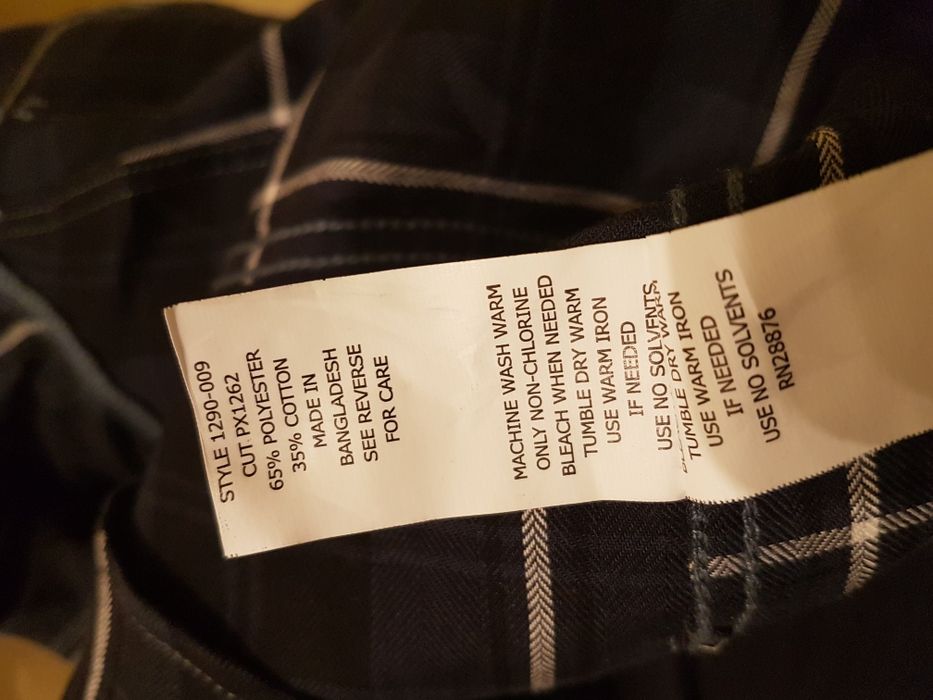 S 36 G-star Raw women koszula w kratę damska granatowa