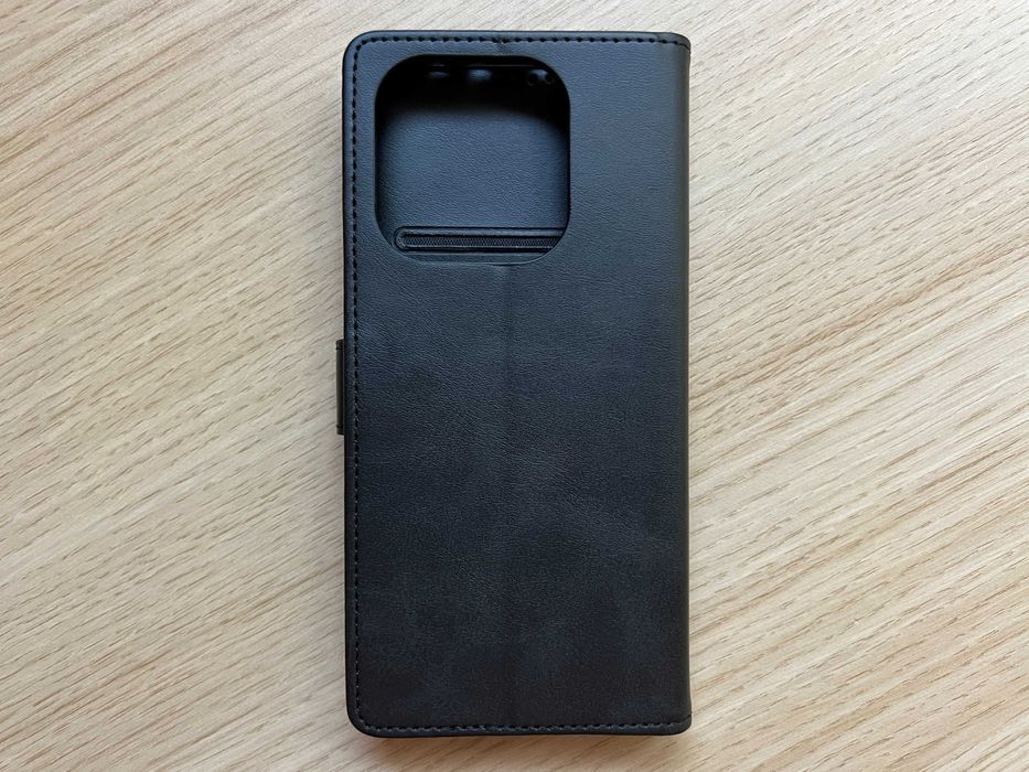 Redmi Note 14 4G чохол-книжка Wave Fold Black чорний еко шкіра чехол