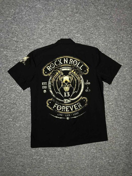 Чоловіча сорочка WORNSTAR Rock N Roll Forever - Розмір L