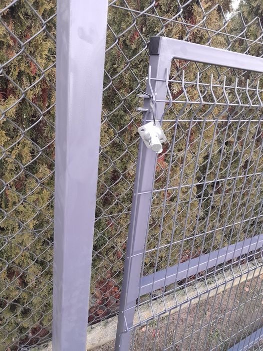 BramoFurtka 2m+1m Grafit/Antracyt 7016 Brama Furtka Panelowa 3D