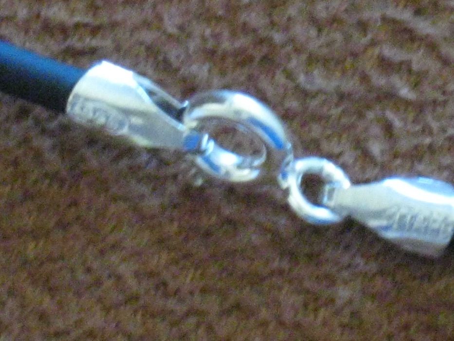 Fio-Volta  C/Terminais em Prata Maciça de Lei 925`/.. C/Contraste