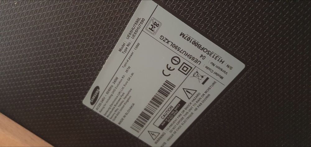 Telewizor Samsung  4K  Smart UE65HU7590L