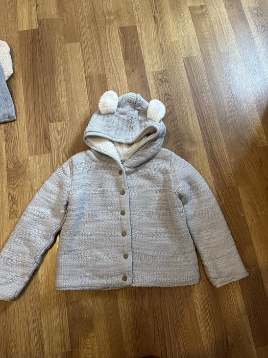 Kurteczka , sweter ocieplany next 110/116